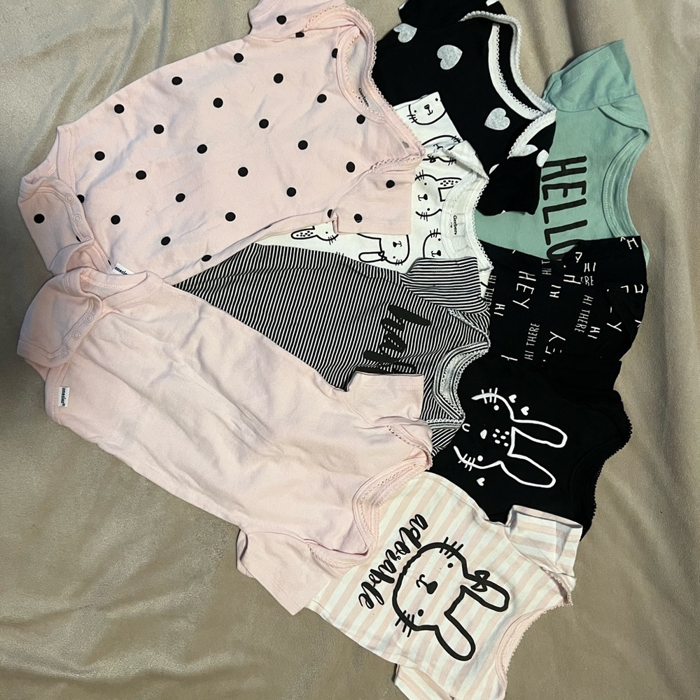 9 Piece Gerber Onesies Bundle